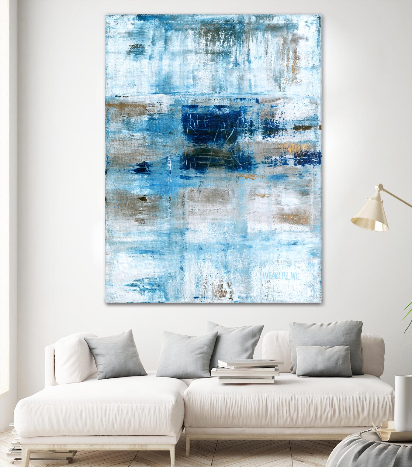 Heaven by Julie Weaverling on GIANT ART - white abstract