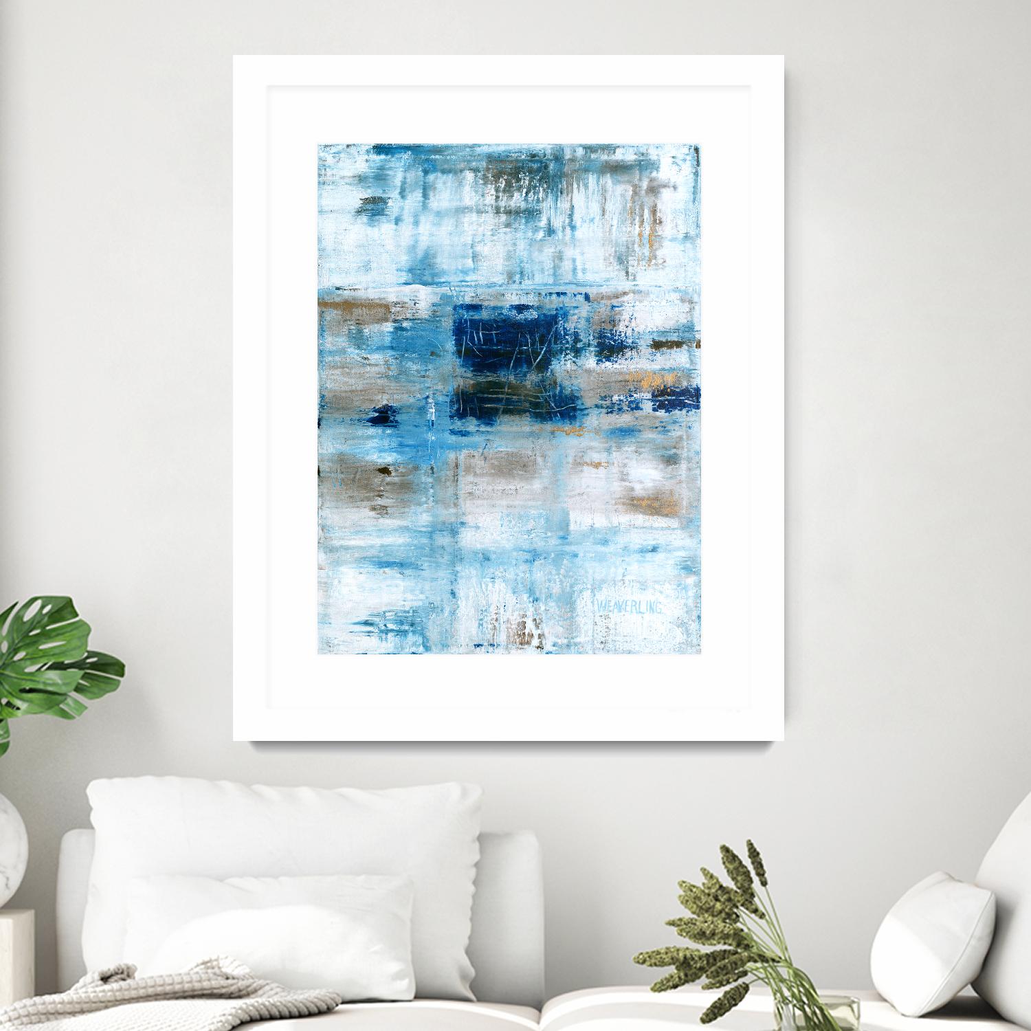 Heaven by Julie Weaverling on GIANT ART - white abstract
