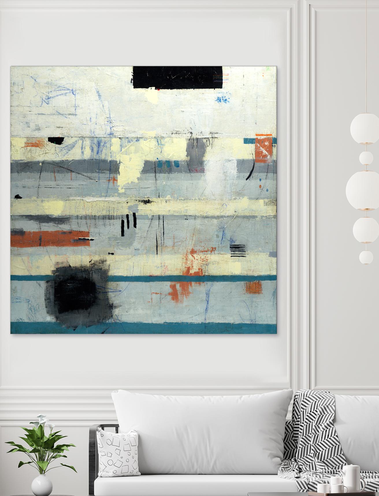 Find Your Serenity by Julie Weaverling on GIANT ART - multicolor abstracts; contemporary