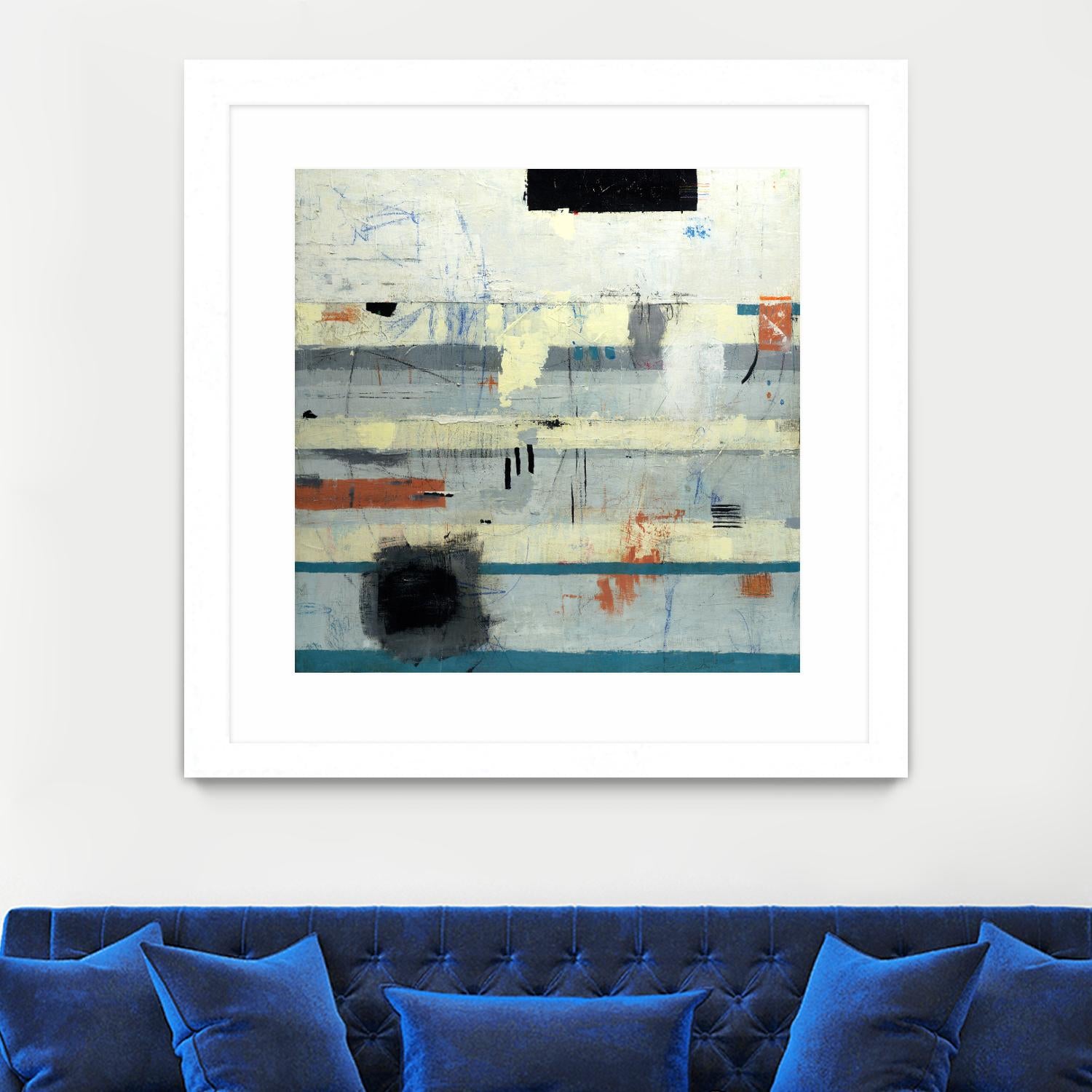 Find Your Serenity by Julie Weaverling on GIANT ART - multicolor abstracts; contemporary