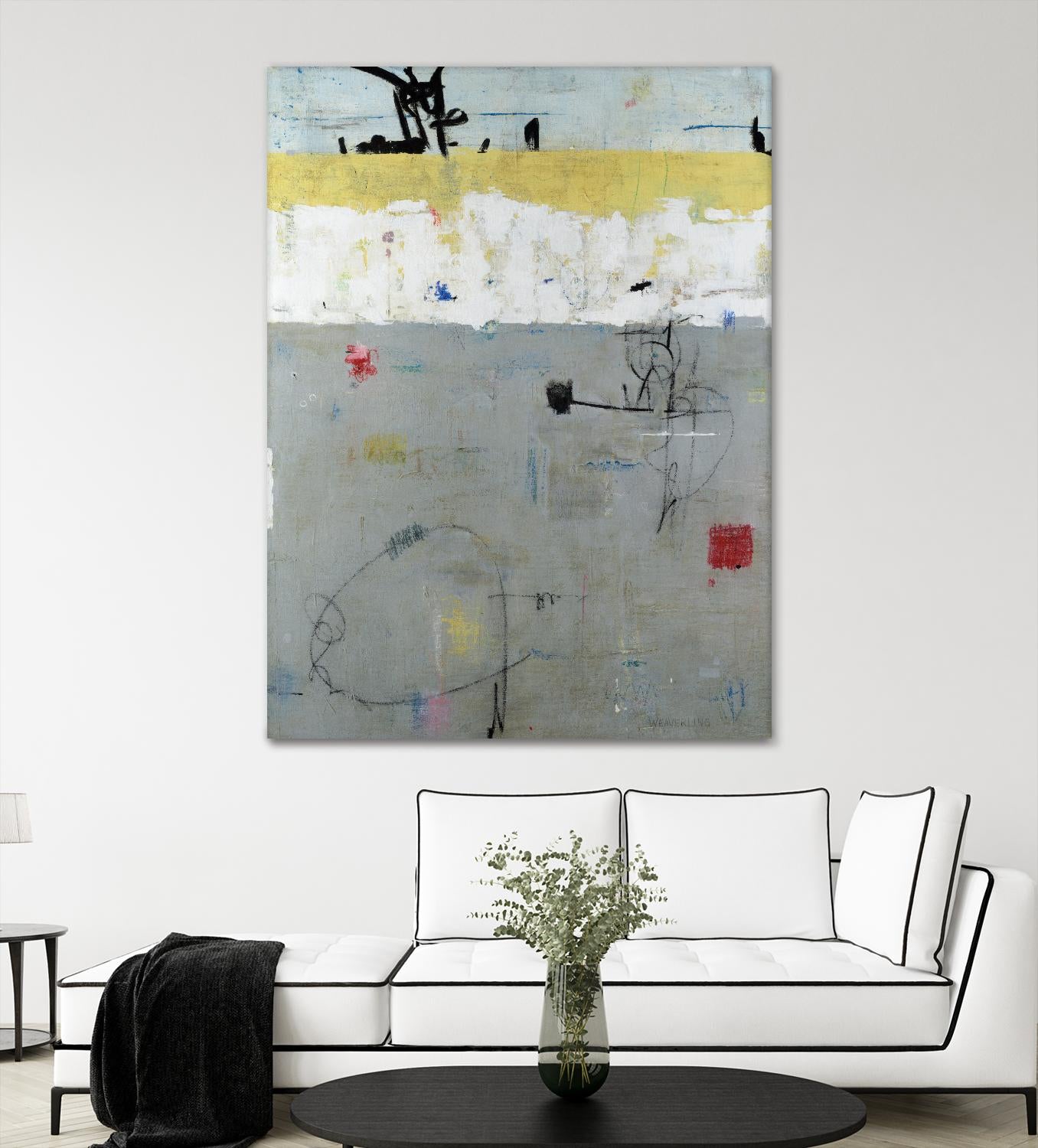 Borderline by Julie Weaverling on GIANT ART - multicolor abstracts; contemporary