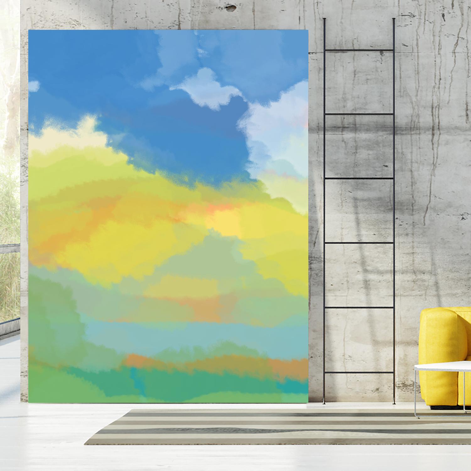 Break in the Weather by Jan Weiss on GIANT ART - multicolor contemporary; abstracts