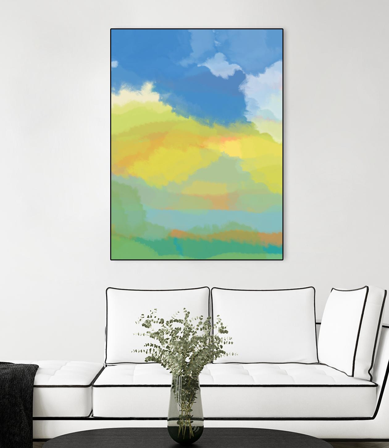 Break in the Weather by Jan Weiss on GIANT ART - multicolor contemporary; abstracts