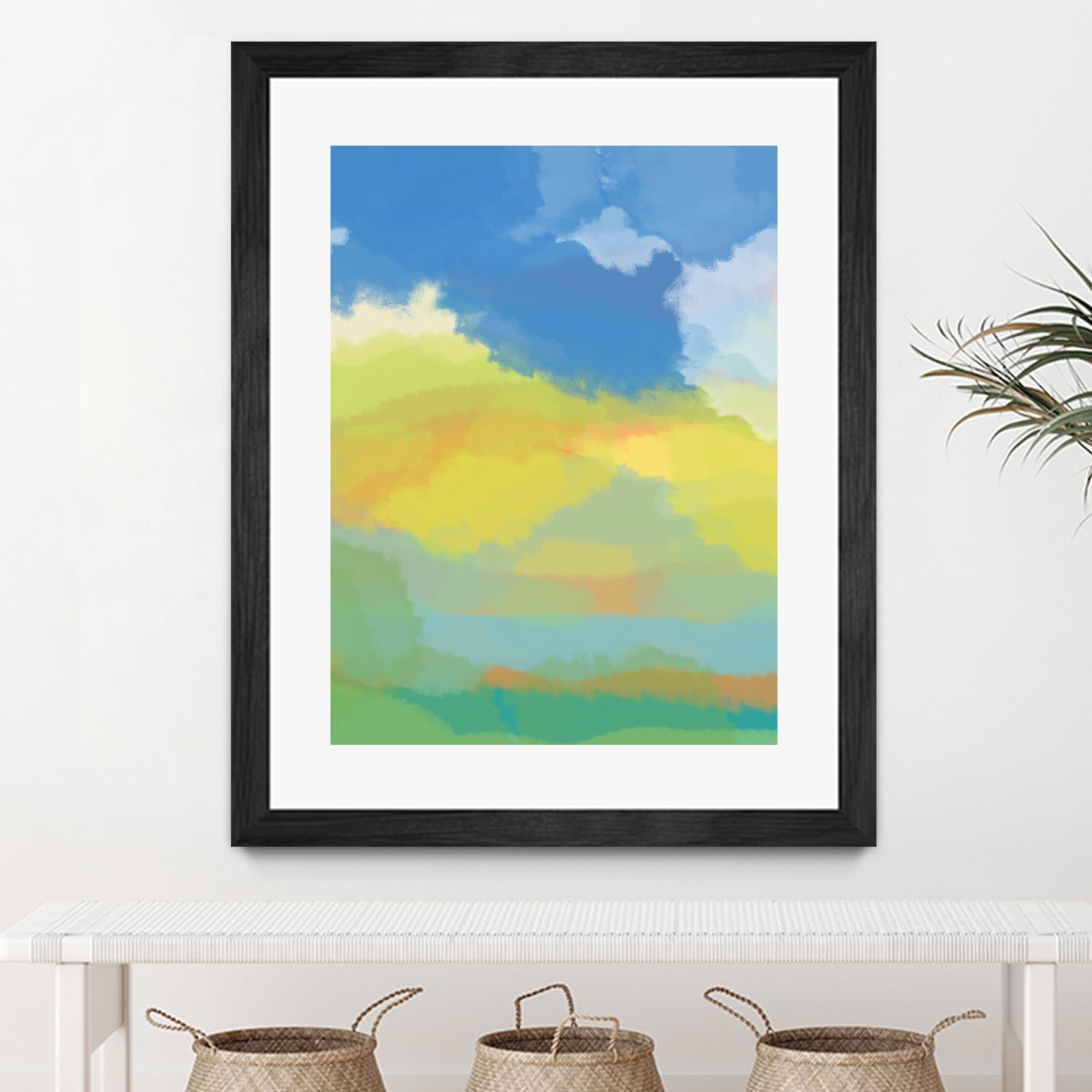 Break in the Weather by Jan Weiss on GIANT ART - multicolor contemporary; abstracts