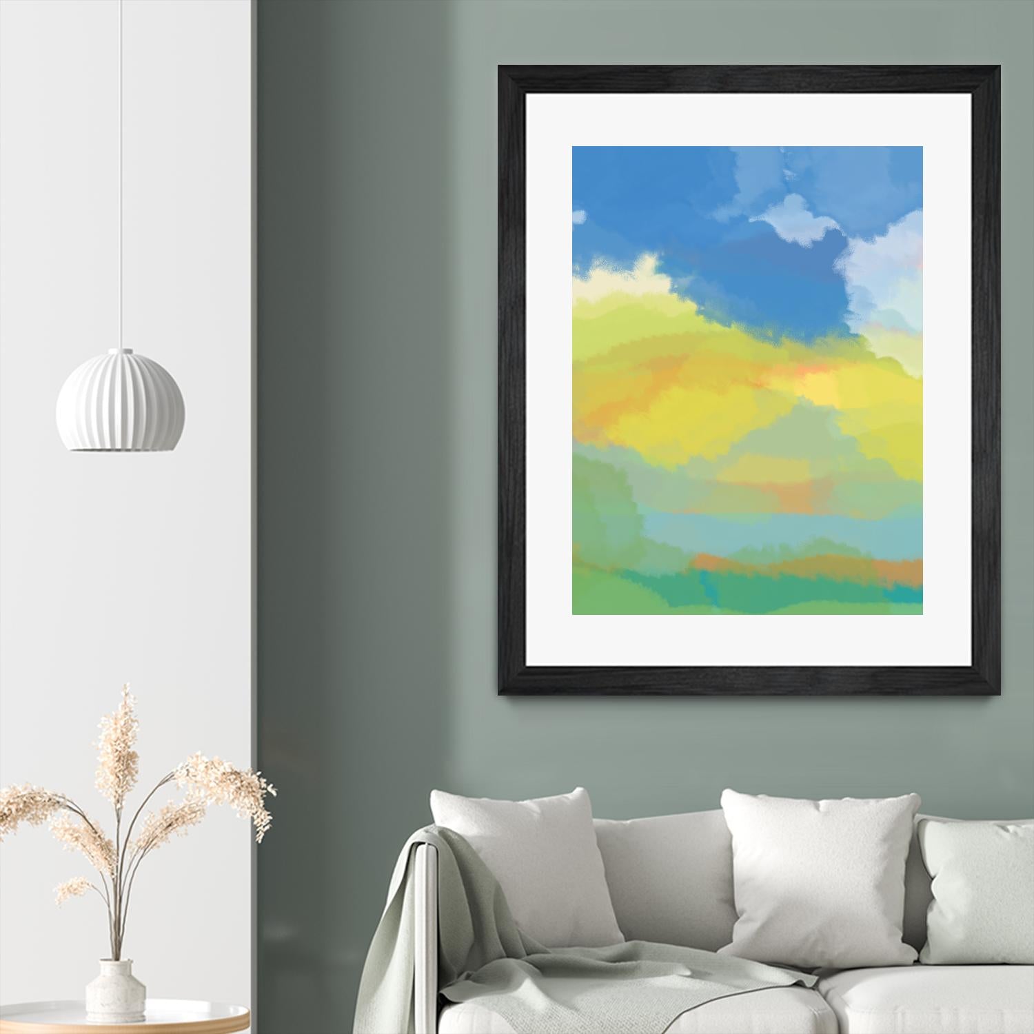 Break in the Weather by Jan Weiss on GIANT ART - multicolor contemporary; abstracts