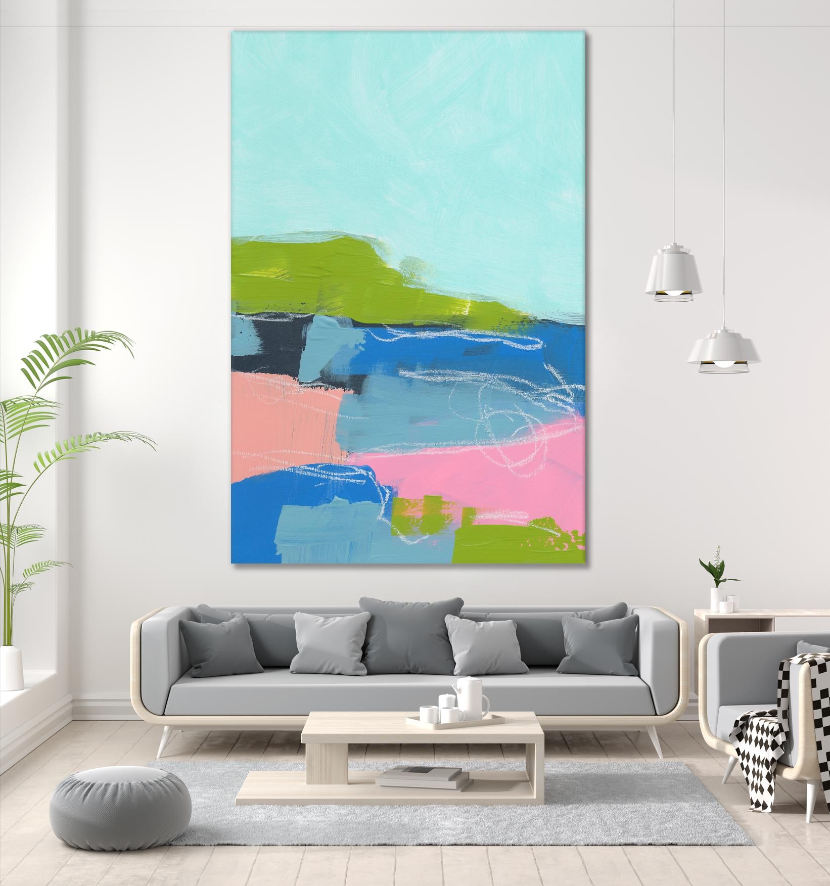 Landscape No. 96 by Jan Weiss on GIANT ART - multicolor abstracts; contemporary