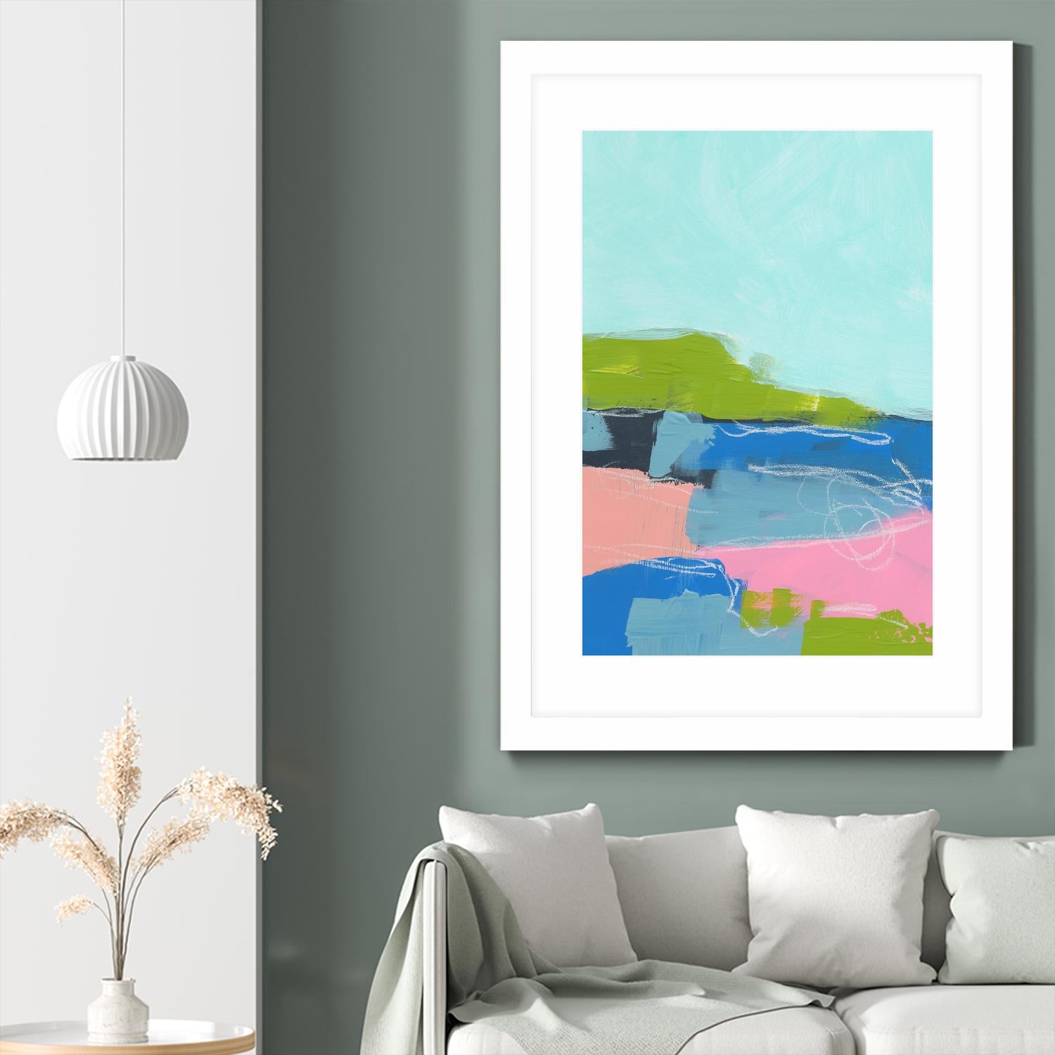 Landscape No. 96 by Jan Weiss on GIANT ART - multicolor abstracts; contemporary