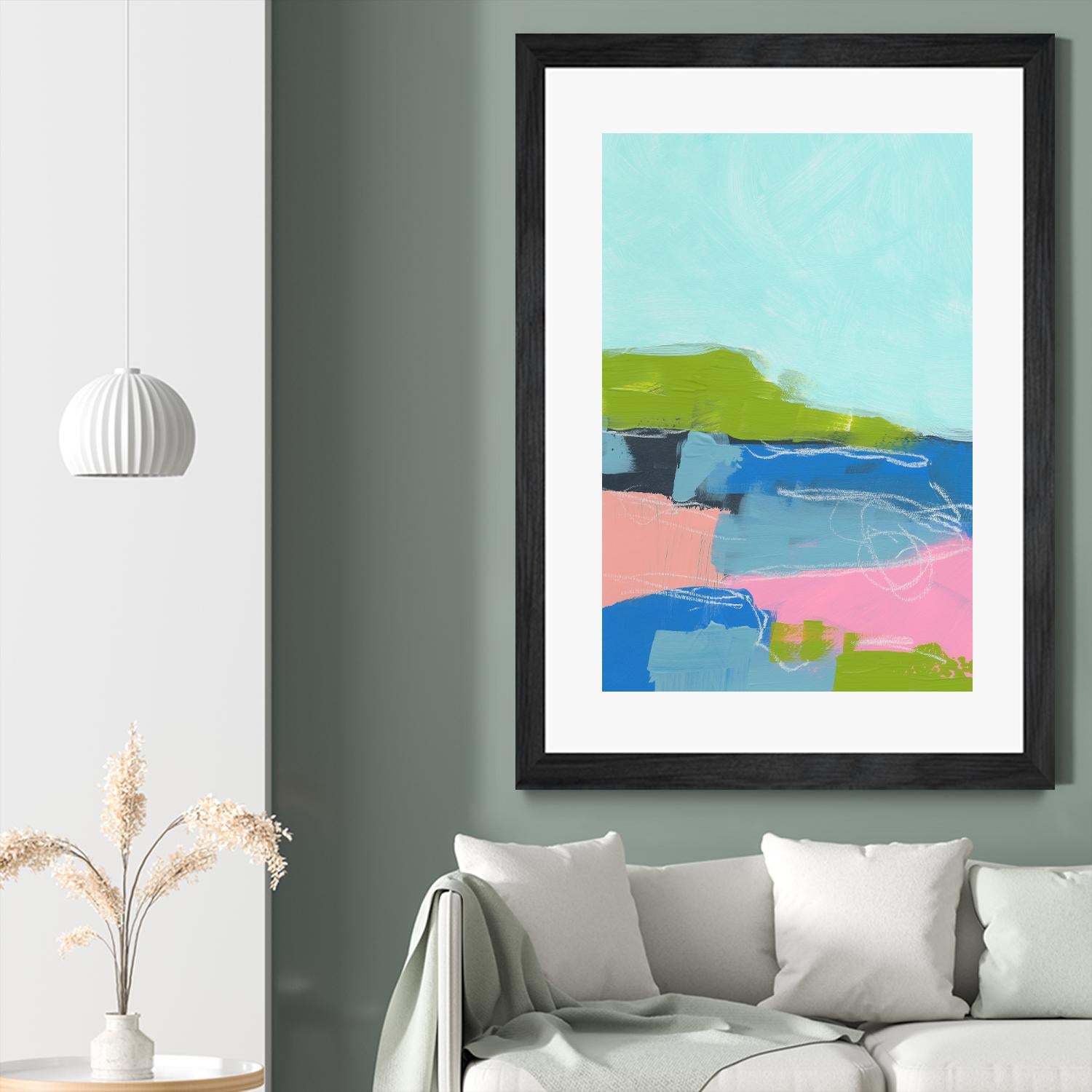 Landscape No. 96 by Jan Weiss on GIANT ART - multicolor abstracts; contemporary