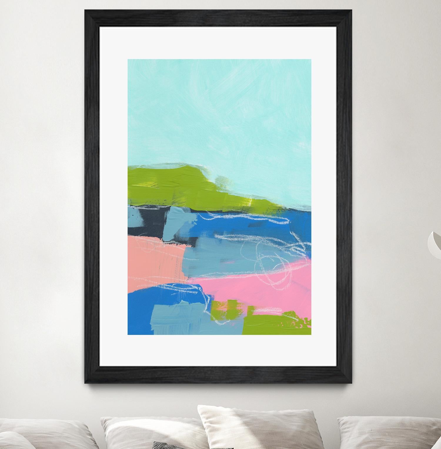 Landscape No. 96 by Jan Weiss on GIANT ART - multicolor abstracts; contemporary