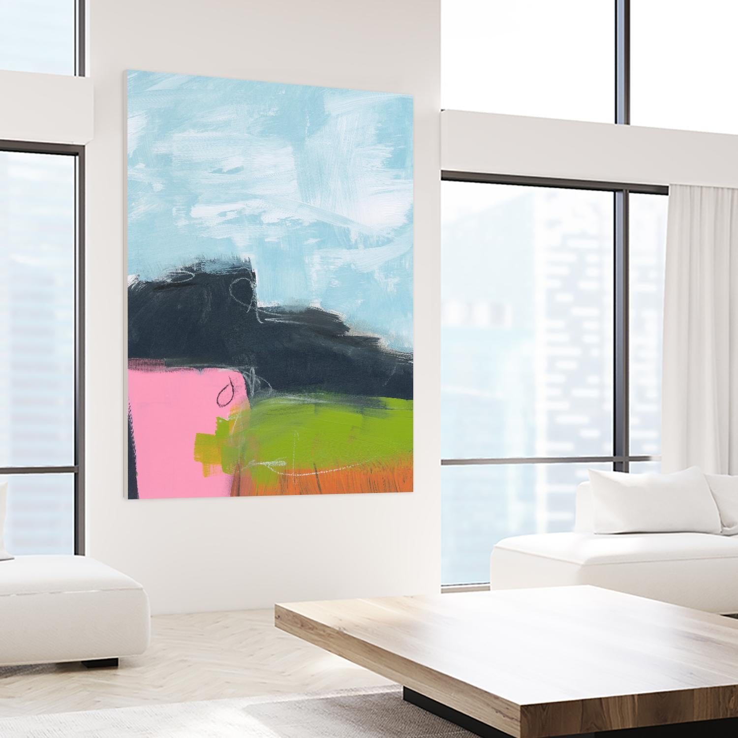 Landscape No. 97 by Jan Weiss on GIANT ART - multicolor abstracts; contemporary