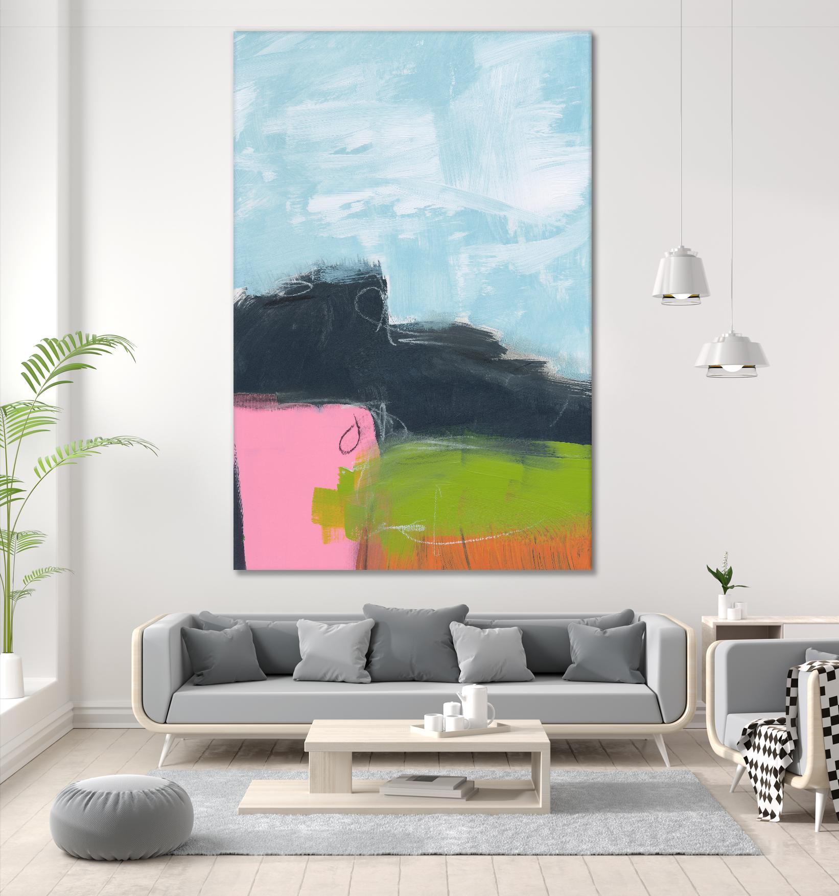 Landscape No. 97 by Jan Weiss on GIANT ART - multicolor abstracts; contemporary