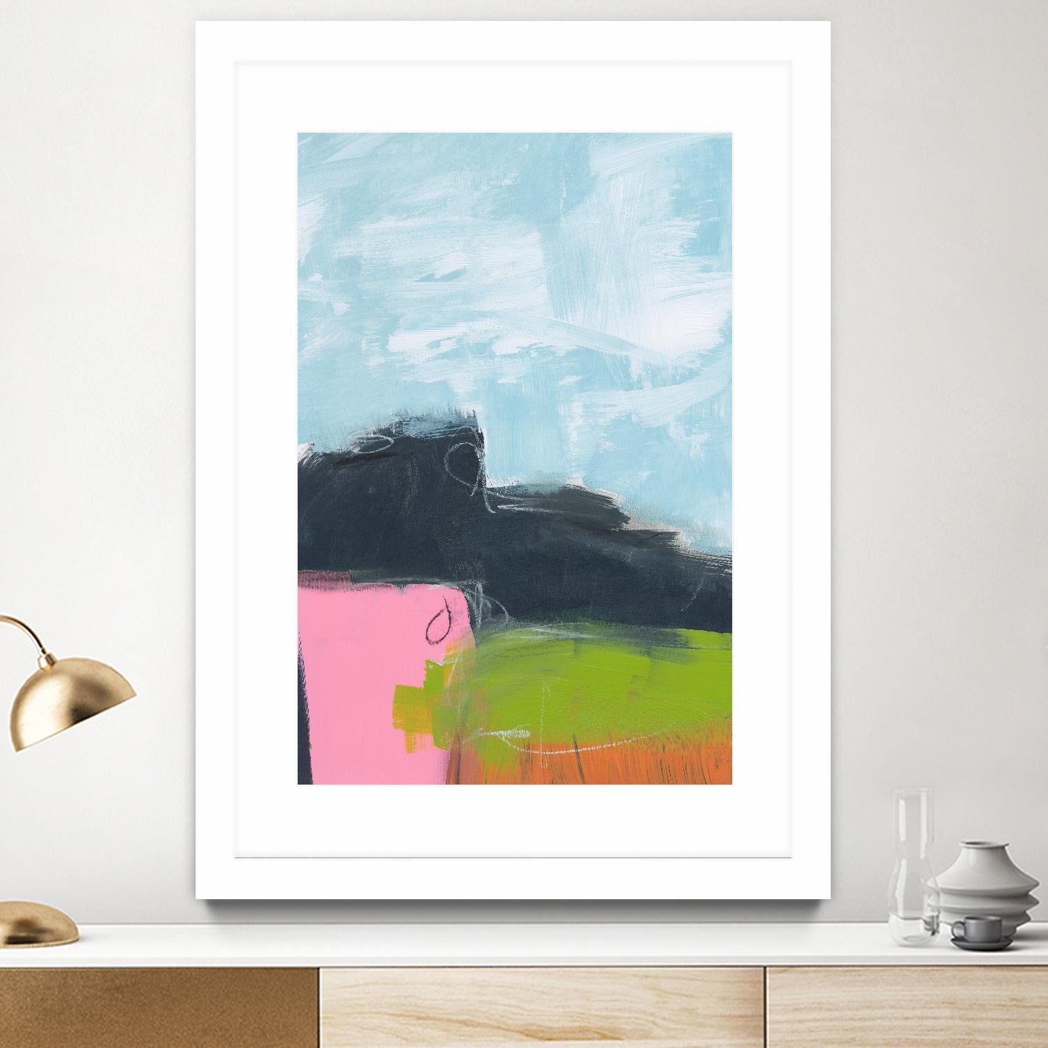 Landscape No. 97 by Jan Weiss on GIANT ART - multicolor abstracts; contemporary