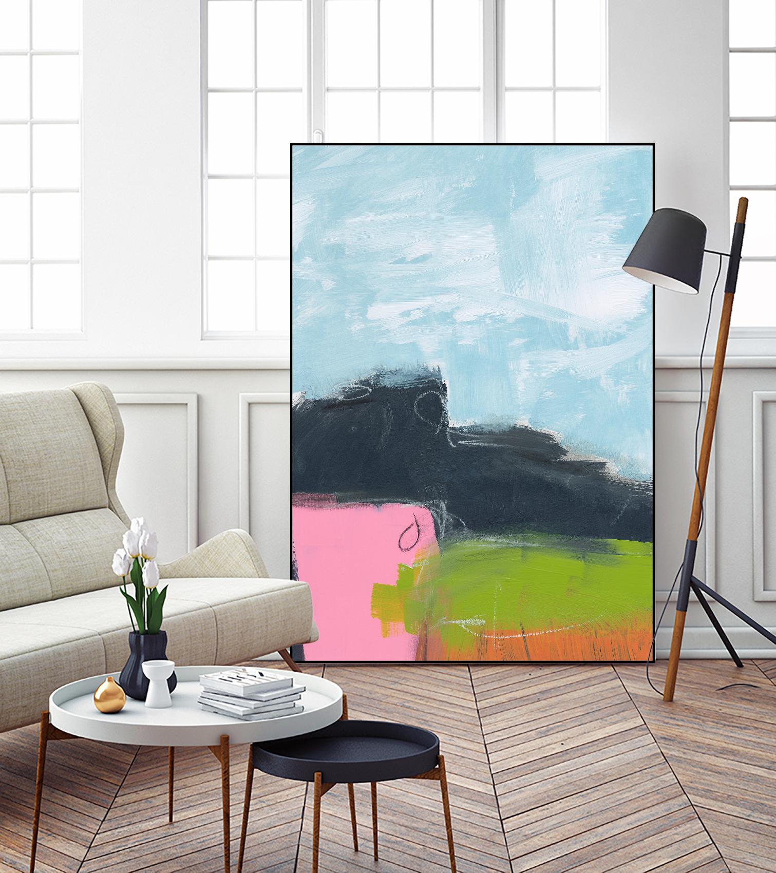 Landscape No. 97 by Jan Weiss on GIANT ART - multicolor abstracts; contemporary