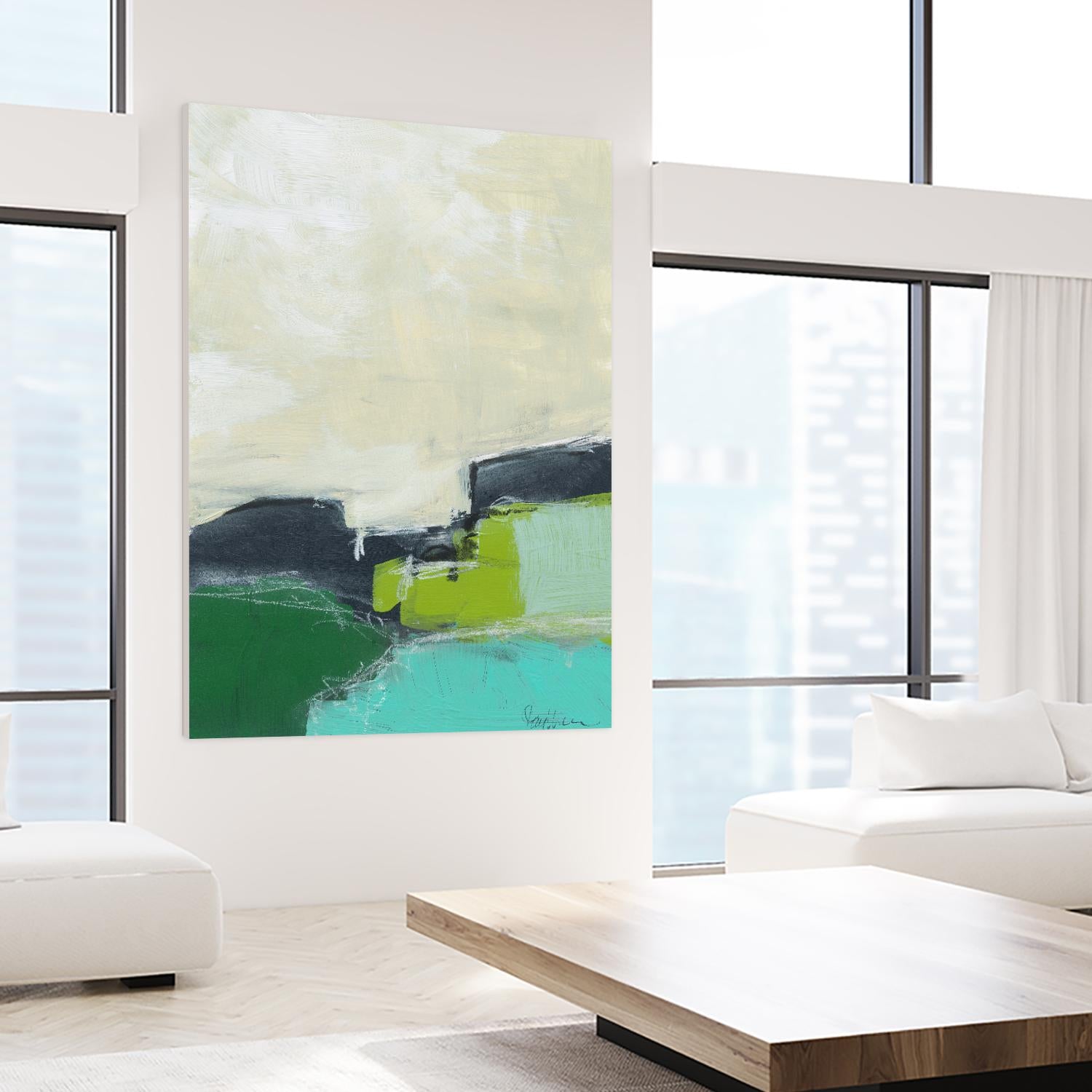 Landscape No. 99 by Jan Weiss on GIANT ART - multicolor abstracts; contemporary