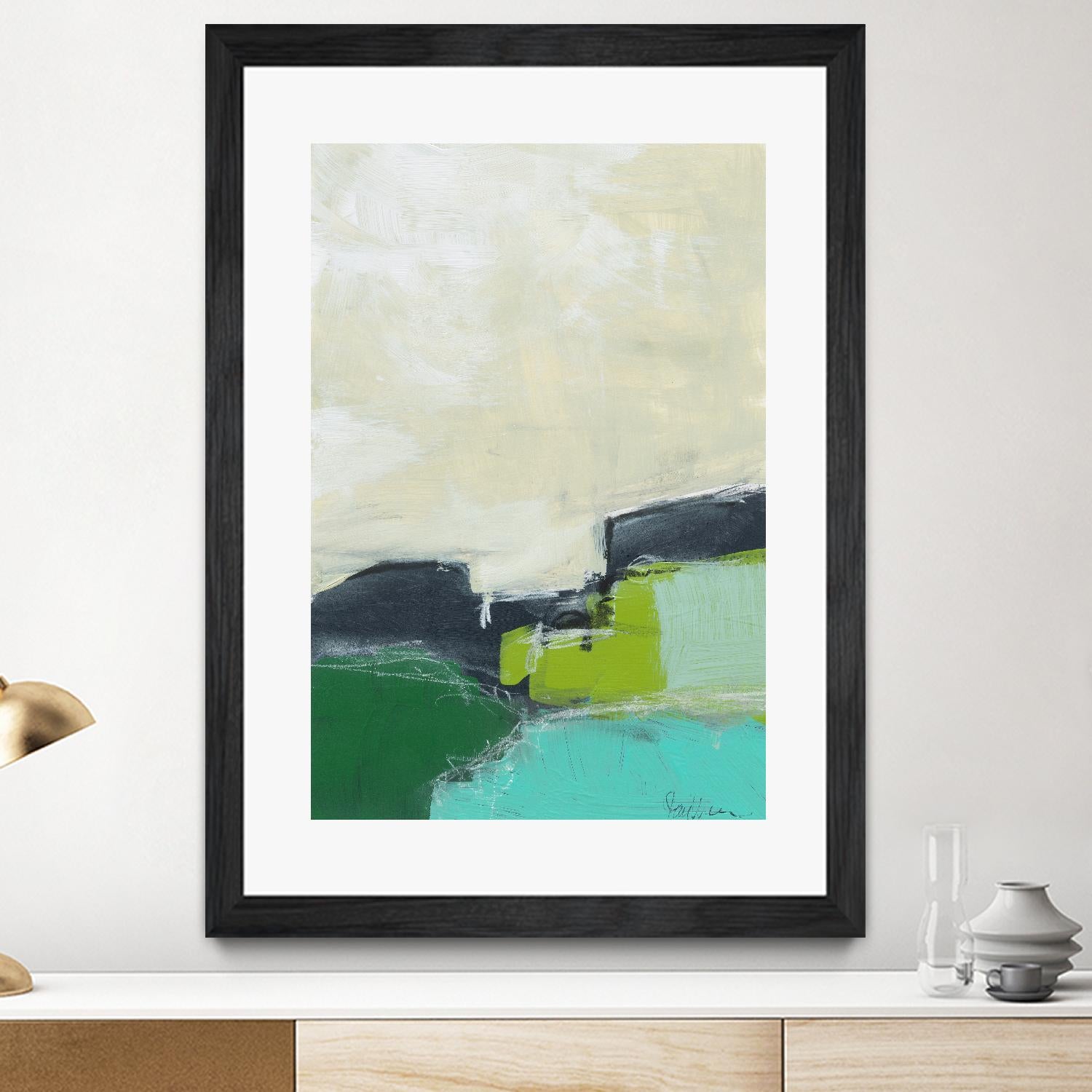 Landscape No. 99 by Jan Weiss on GIANT ART - multicolor abstracts; contemporary