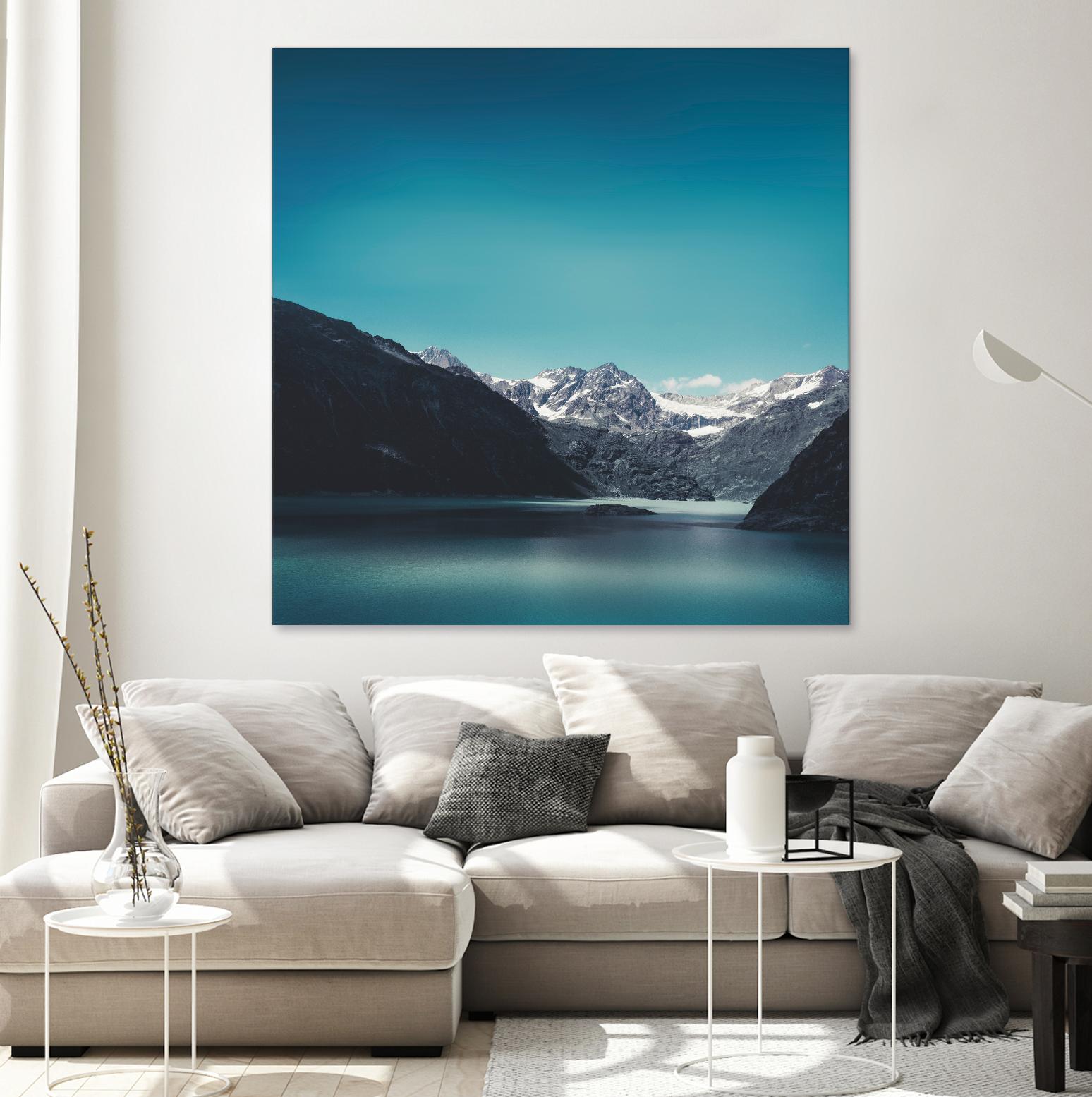 Turquoise Mountain Lake by Dirk Wuestenhagen on GIANT ART - multicolor photography; landscapes