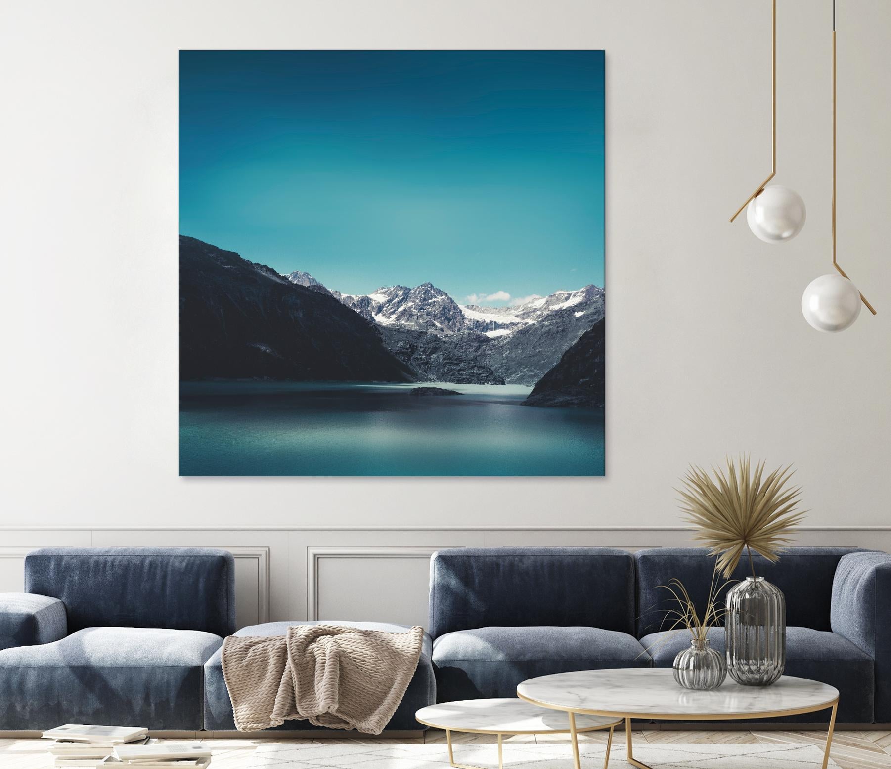 Turquoise Mountain Lake by Dirk Wuestenhagen on GIANT ART - multicolor photography; landscapes
