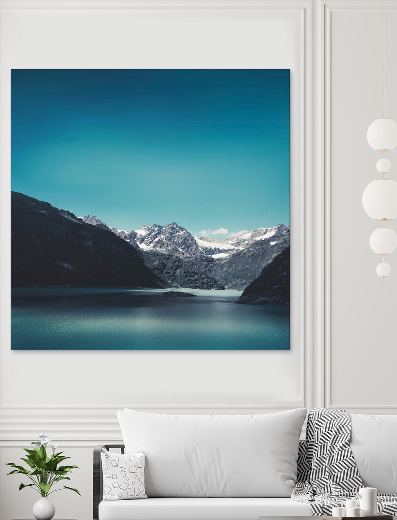 Turquoise Mountain Lake by Dirk Wuestenhagen on GIANT ART - multicolor photography; landscapes