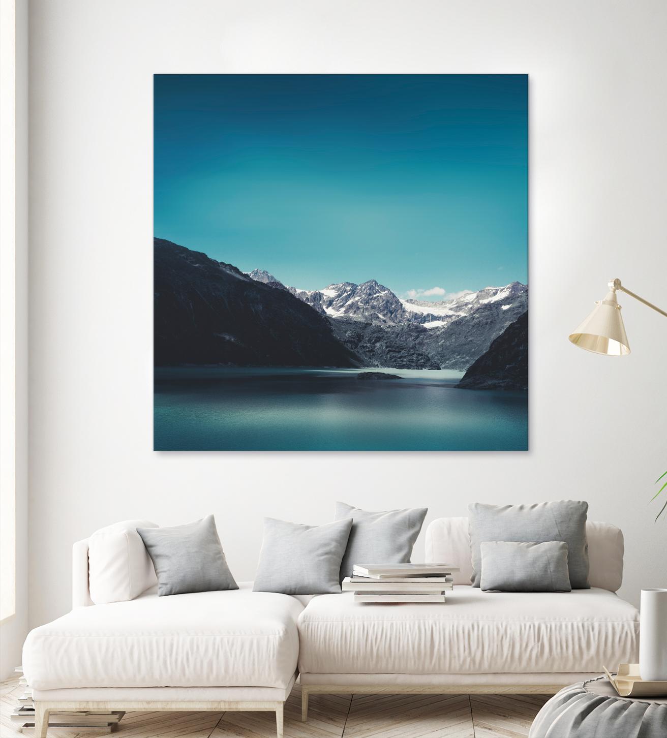 Turquoise Mountain Lake by Dirk Wuestenhagen on GIANT ART - multicolor photography; landscapes