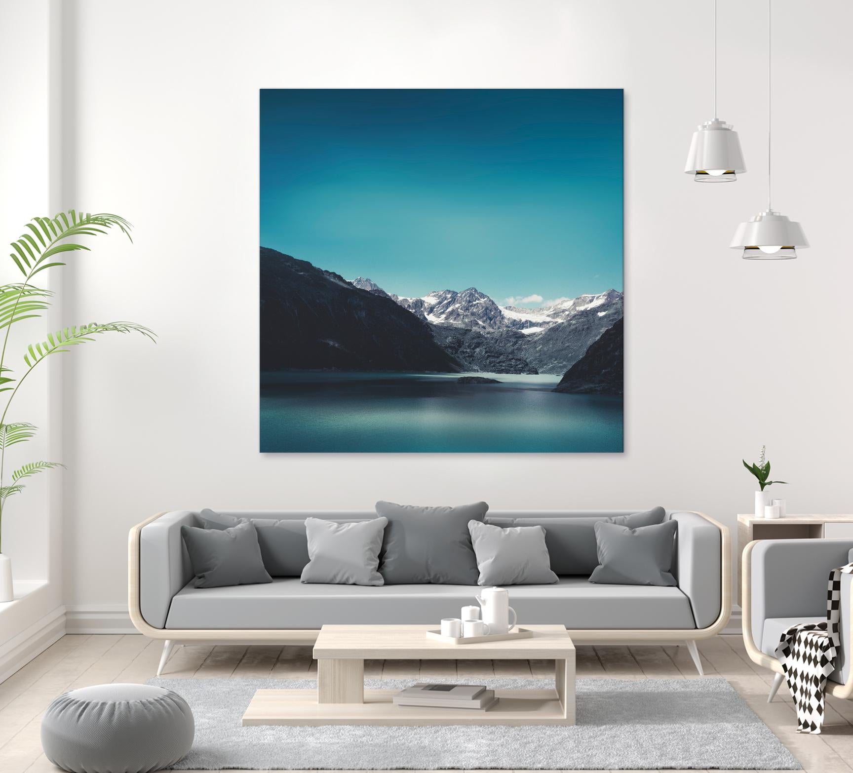 Turquoise Mountain Lake by Dirk Wuestenhagen on GIANT ART - multicolor photography; landscapes