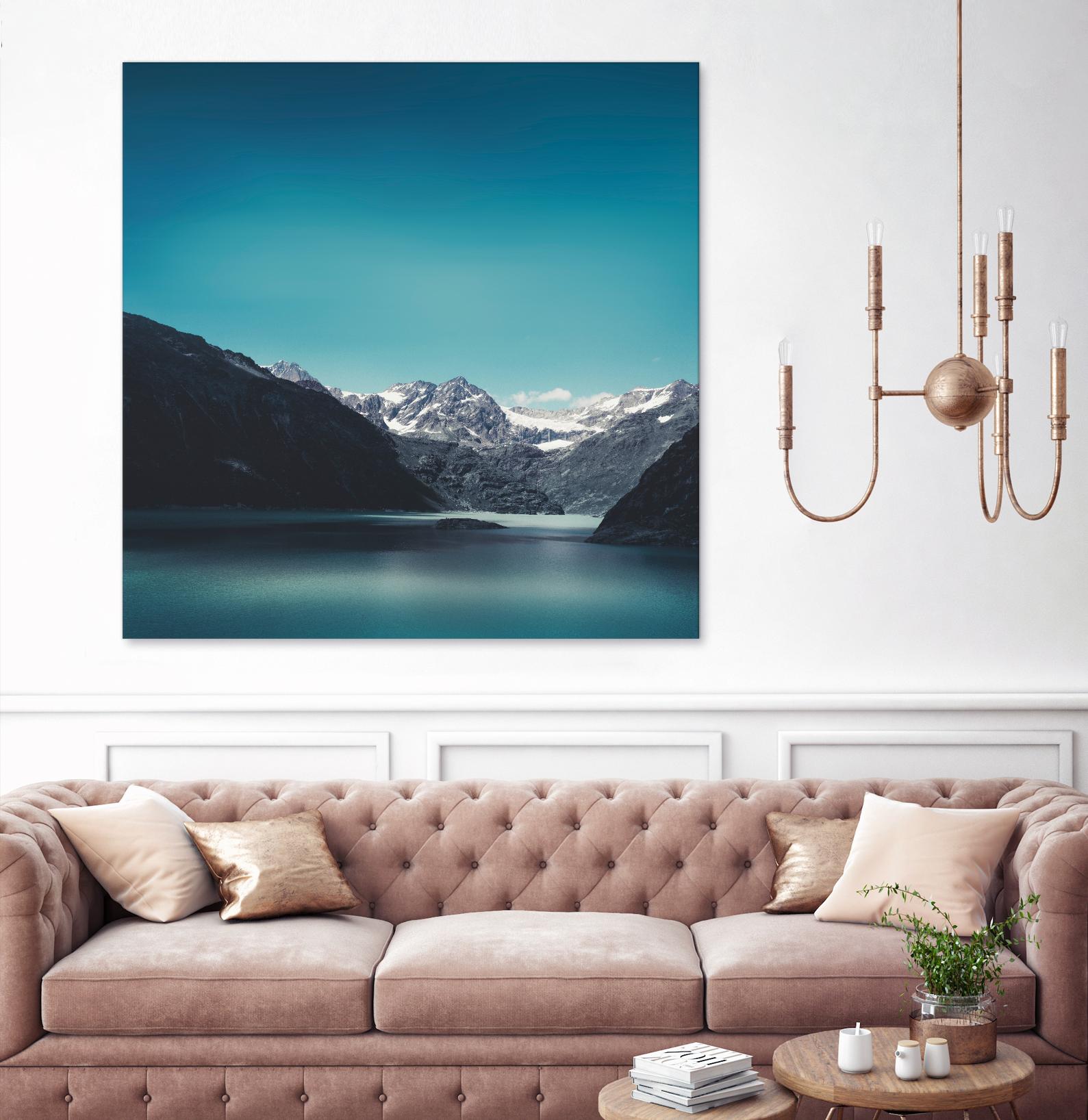 Turquoise Mountain Lake by Dirk Wuestenhagen on GIANT ART - multicolor photography; landscapes