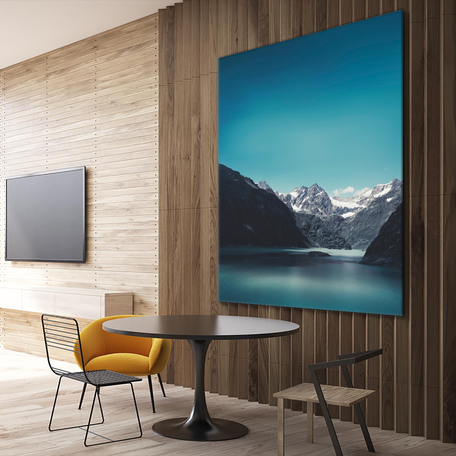 Turquoise Mountain Lake by Dirk Wuestenhagen on GIANT ART - multicolor photography; landscapes