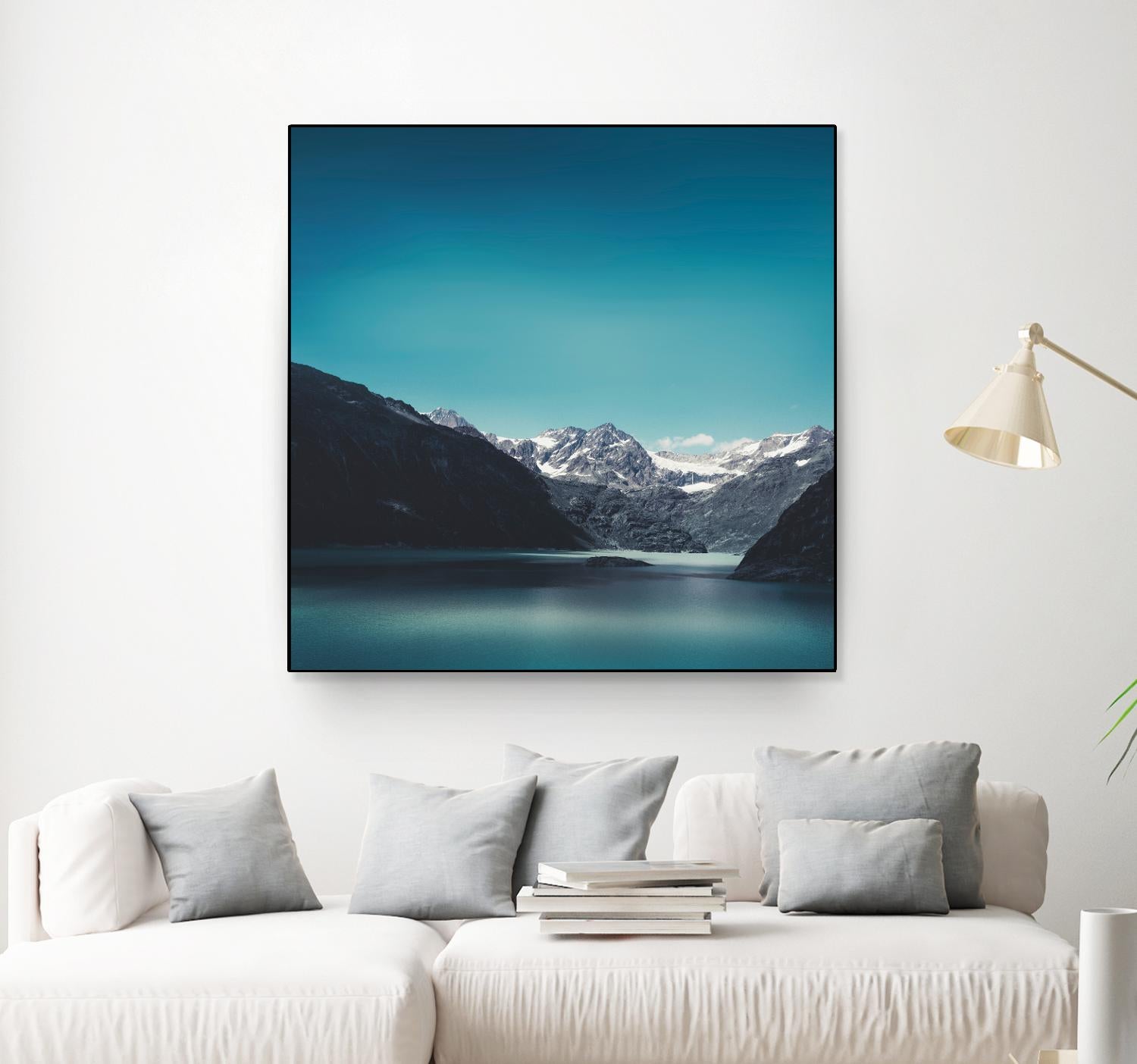 Turquoise Mountain Lake by Dirk Wuestenhagen on GIANT ART - multicolor photography; landscapes