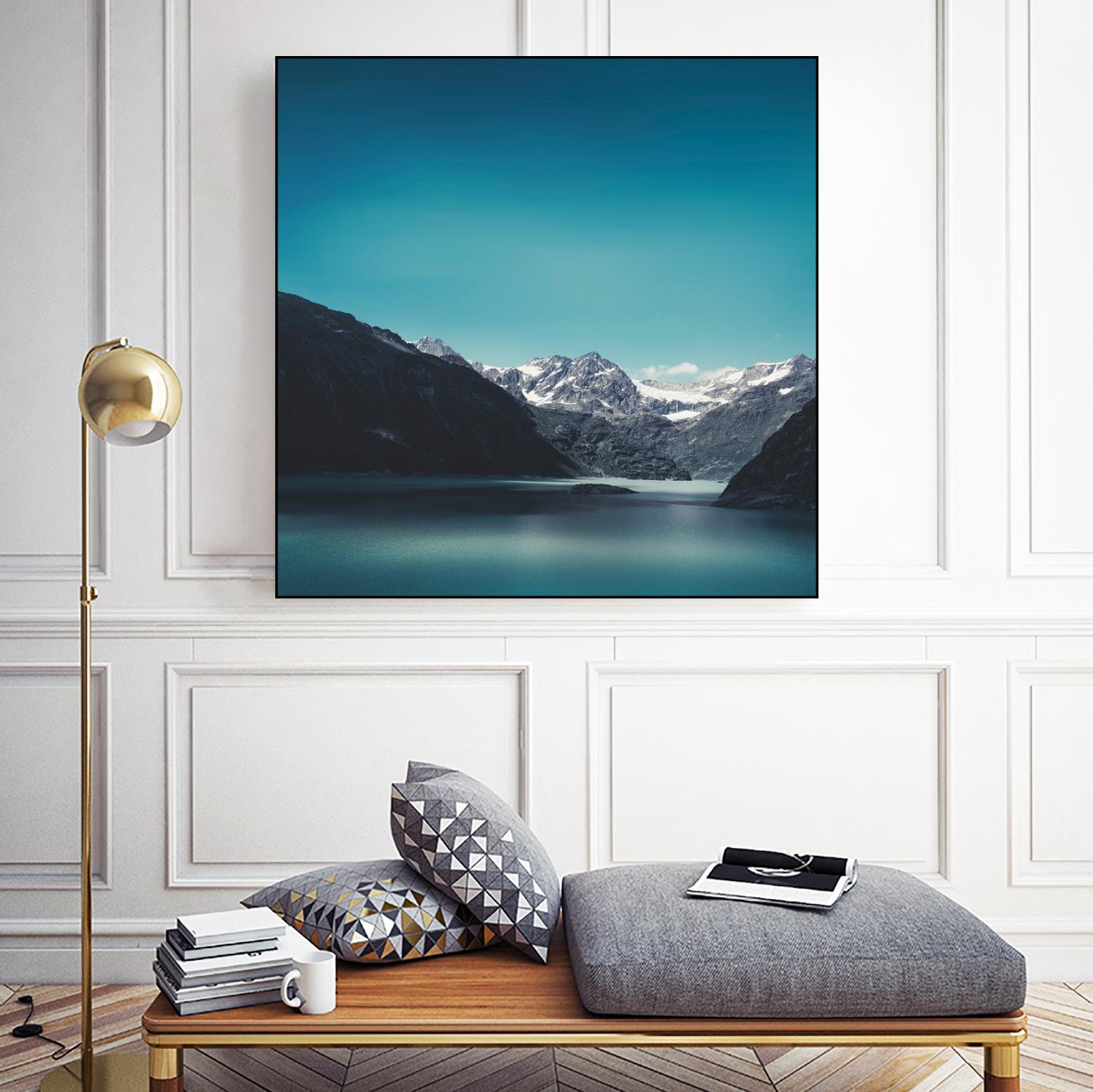 Turquoise Mountain Lake by Dirk Wuestenhagen on GIANT ART - multicolor photography; landscapes