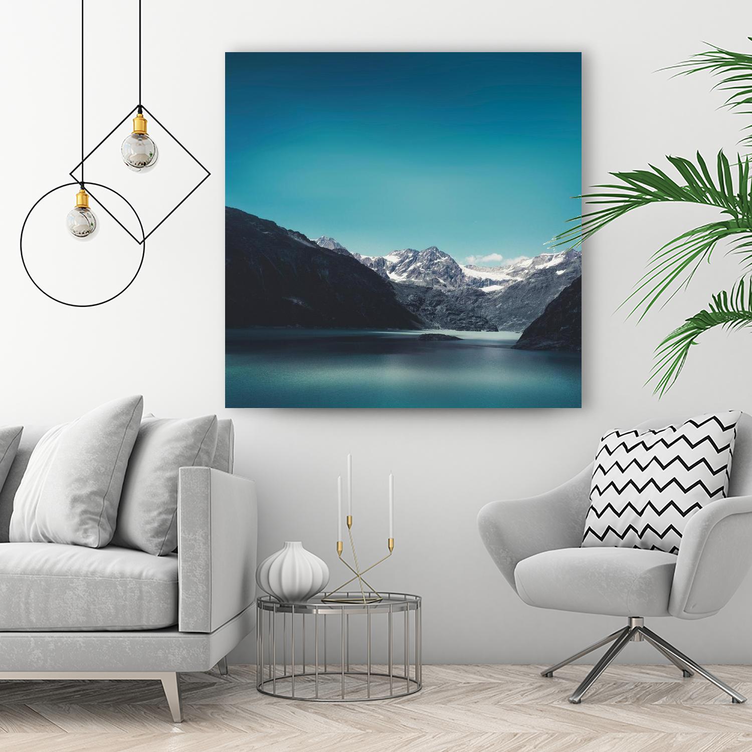 Turquoise Mountain Lake by Dirk Wuestenhagen on GIANT ART - multicolor photography; landscapes