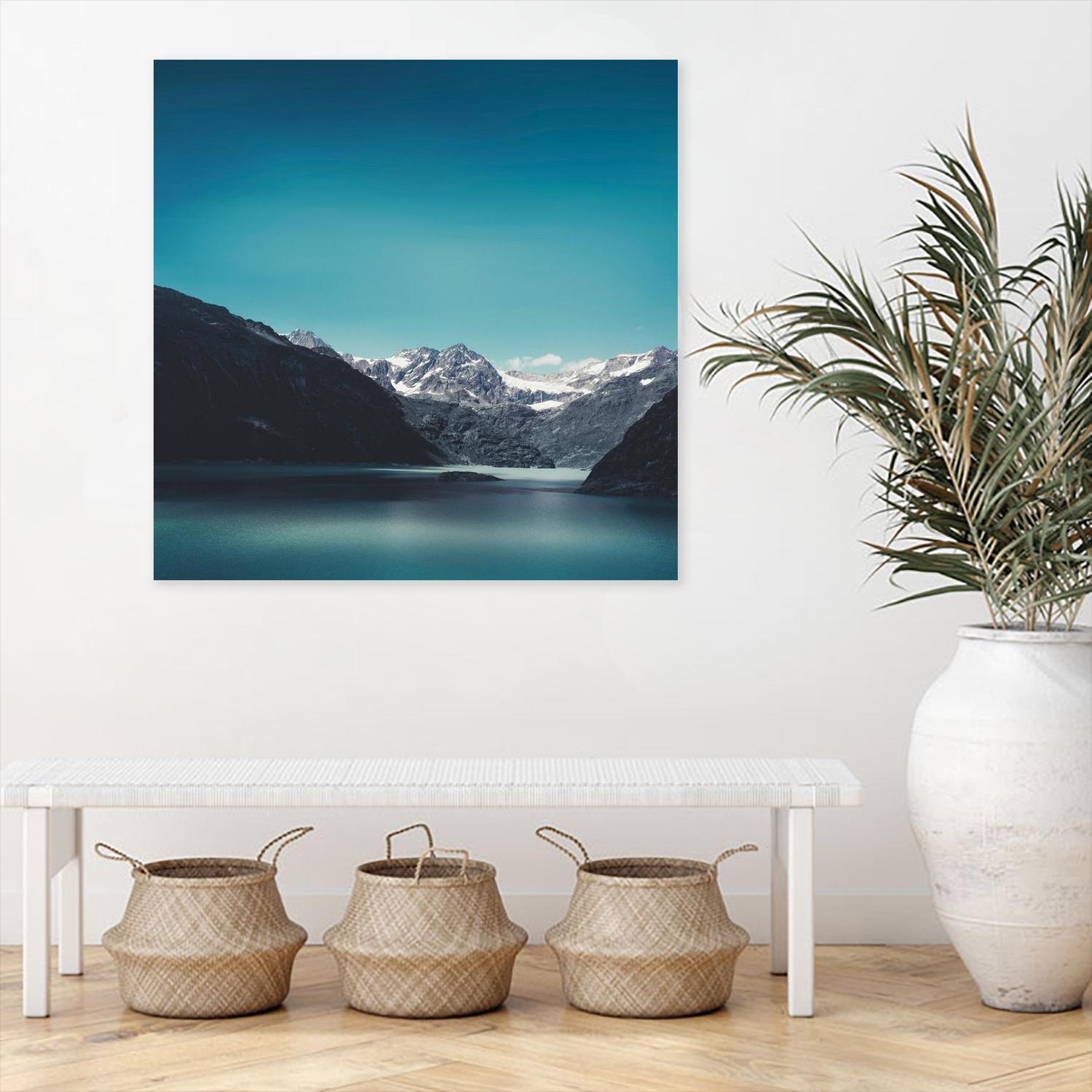 Turquoise Mountain Lake by Dirk Wuestenhagen on GIANT ART - multicolor photography; landscapes