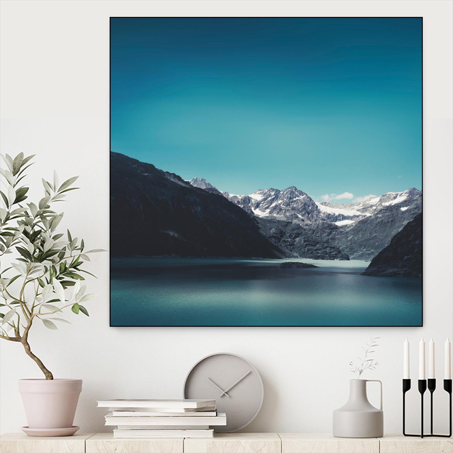 Turquoise Mountain Lake by Dirk Wuestenhagen on GIANT ART - multicolor photography; landscapes