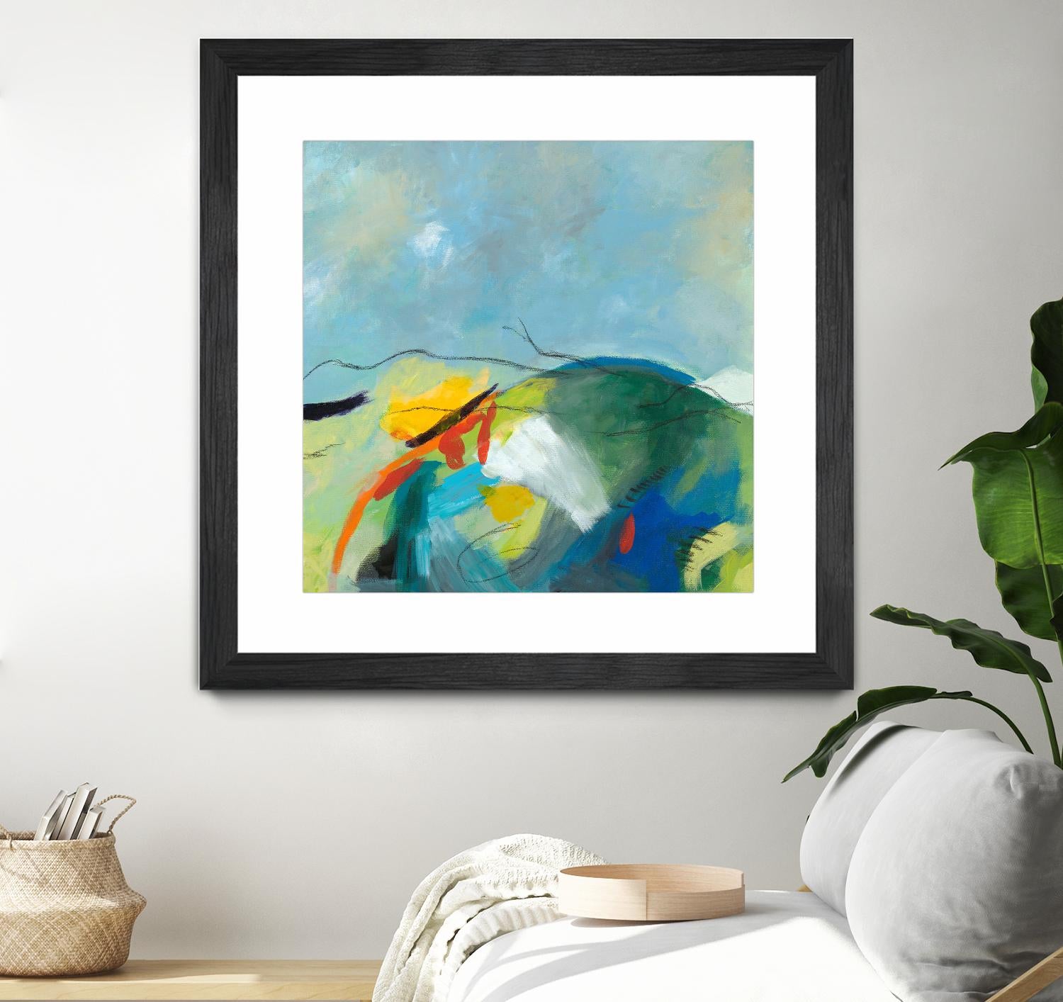 Alpine No. 2 by Jan Weiss on GIANT ART - multicolor landscapes; contemporary; abstracts