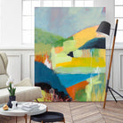 Coastal Hills by Jan Weiss on GIANT ART - multicolor landscapes; abstracts; contemporary