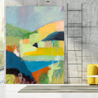 Coastal Hills by Jan Weiss on GIANT ART - multicolor landscapes; abstracts; contemporary