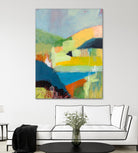 Coastal Hills by Jan Weiss on GIANT ART - multicolor landscapes; abstracts; contemporary