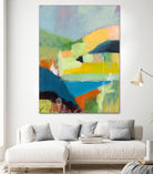 Coastal Hills by Jan Weiss on GIANT ART - multicolor landscapes; abstracts; contemporary