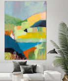 Coastal Hills by Jan Weiss on GIANT ART - multicolor landscapes; abstracts; contemporary