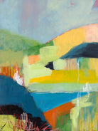 Coastal Hills by Jan Weiss on GIANT ART - multicolor landscapes; abstracts; contemporary