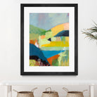 Coastal Hills by Jan Weiss on GIANT ART - multicolor landscapes; abstracts; contemporary