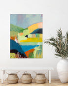 Coastal Hills by Jan Weiss on GIANT ART - multicolor landscapes; abstracts; contemporary