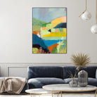 Coastal Hills by Jan Weiss on GIANT ART - multicolor landscapes; abstracts; contemporary