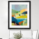 Coastal Hills by Jan Weiss on GIANT ART - multicolor landscapes; abstracts; contemporary