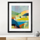 Coastal Hills by Jan Weiss on GIANT ART - multicolor landscapes; abstracts; contemporary