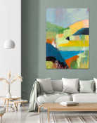 Coastal Hills by Jan Weiss on GIANT ART - multicolor landscapes; abstracts; contemporary
