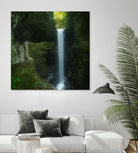 Cavern Cascade by Patrick Zephyr on GIANT ART - multicolor photography; coastal; landscapes