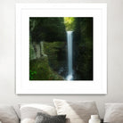 Cavern Cascade by Patrick Zephyr on GIANT ART - multicolor photography; coastal; landscapes