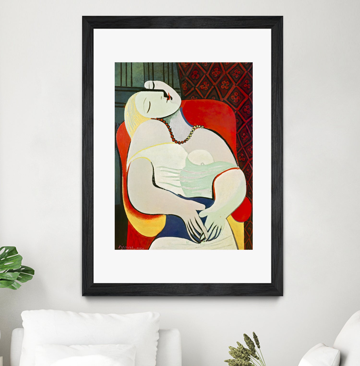 The Dream, 1932 by Pablo Picasso on GIANT ART - red masters picasso