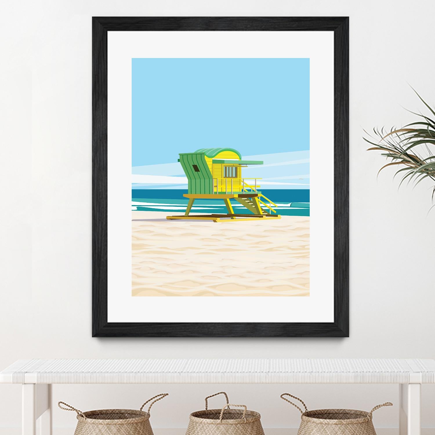 Sunshine Villa by ARTIC FRAME STUDIO on GIANT ART - beige costal