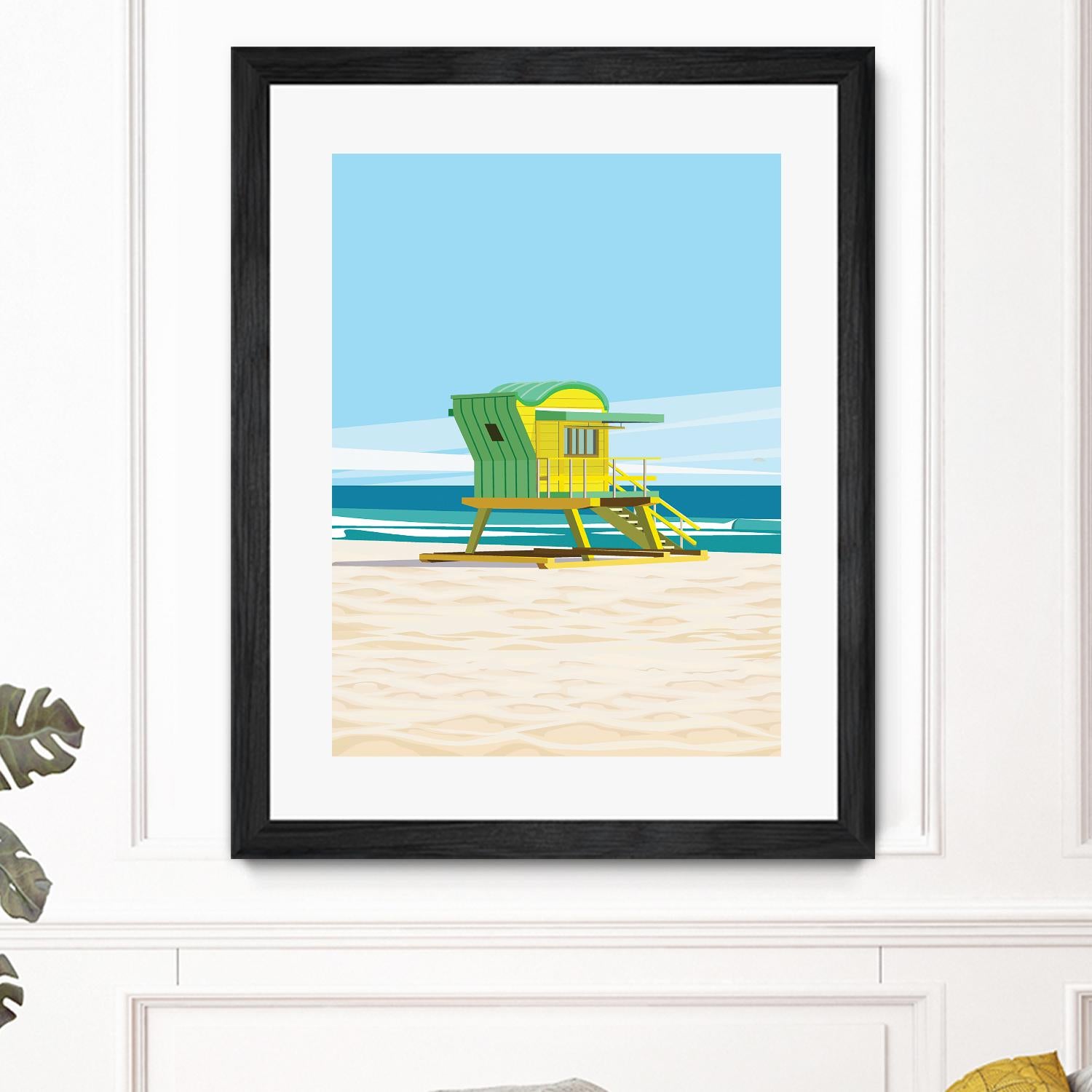 Sunshine Villa by ARTIC FRAME STUDIO on GIANT ART - beige costal