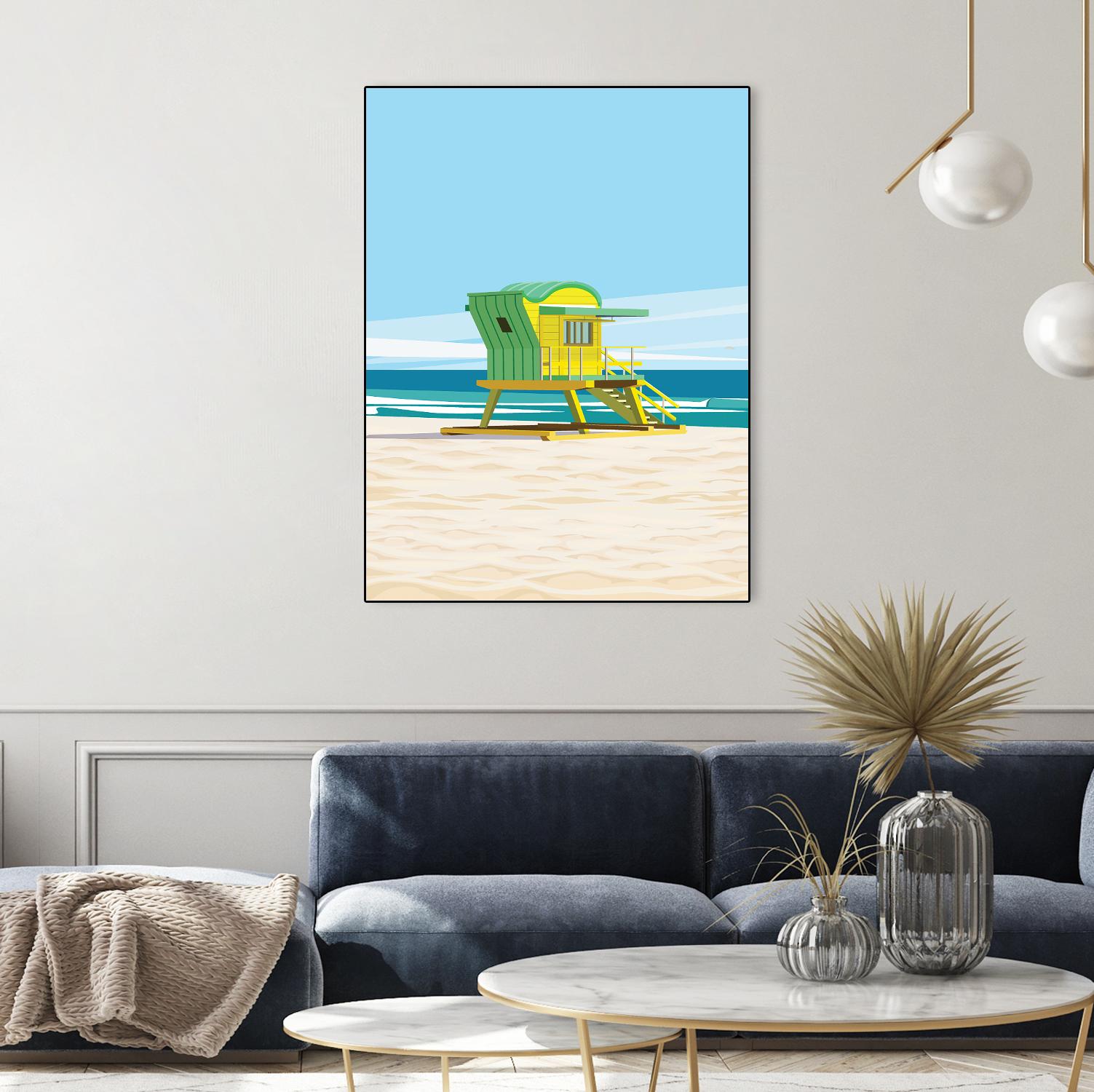 Sunshine Villa by ARTIC FRAME STUDIO on GIANT ART - abstract